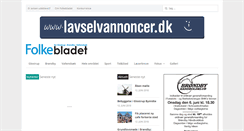 Desktop Screenshot of folkebladet.dk
