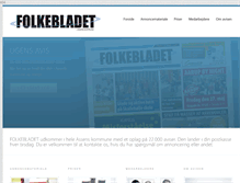 Tablet Screenshot of folkebladet.net